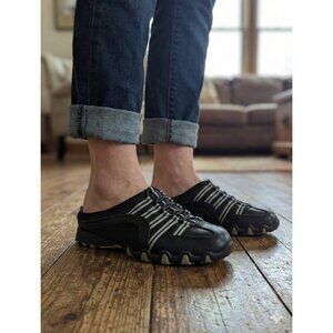 Comfortview CV Sport Trina Mule Women's Sneaker 8W Black Bungee Slip On Walking